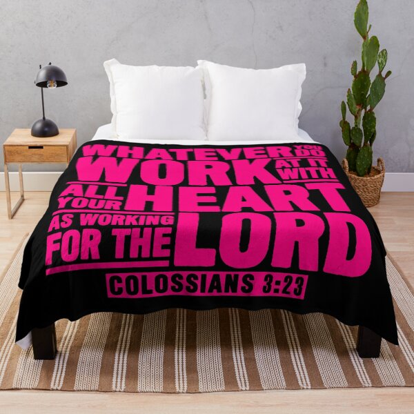Item preview, Colossians 3:23 Work For The Lord designed and sold by plushism.