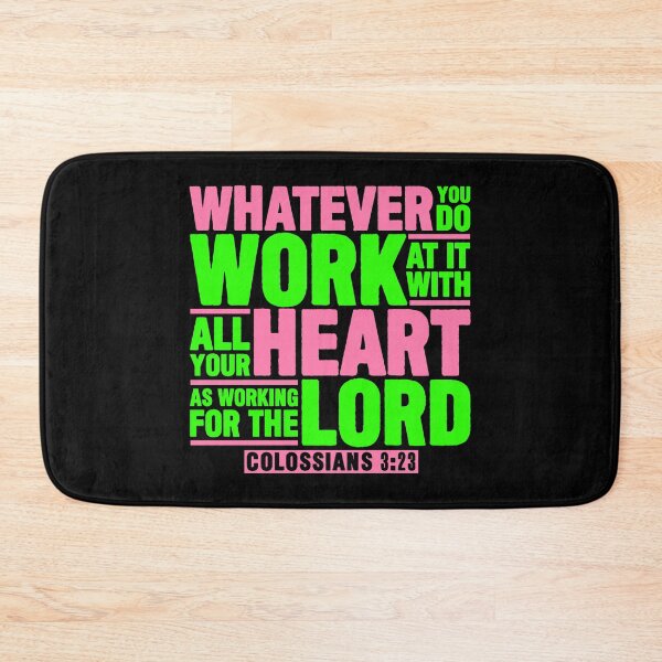 Item preview, Colossians 3:23 Work For The Lord designed and sold by plushism.