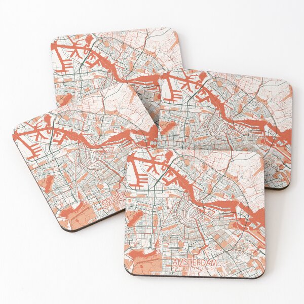 Item preview, Amsterdam City Map of Netherlands - Bohemian designed and sold by deMAP.