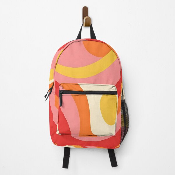 Item preview, Groovy 70s Swirls: Retro Abstract Art Print designed and sold by The Cozy Stripe | Modern Textile Stories.