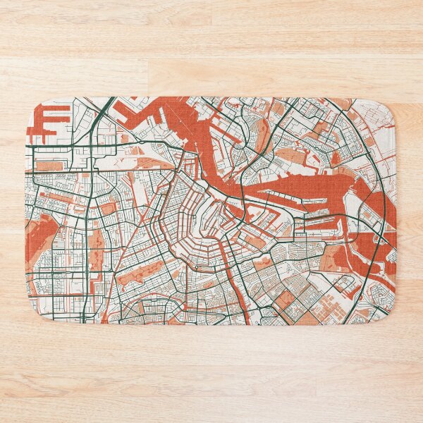 Item preview, Amsterdam City Map of Netherlands - Bohemian designed and sold by deMAP.