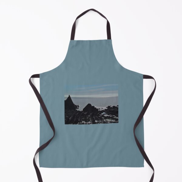 Item preview, JAGGED ROCKS SILHOUETTED AGAINST SPARKLING ATLANTIC OCEAN designed and sold by Richard Brookes Photography.