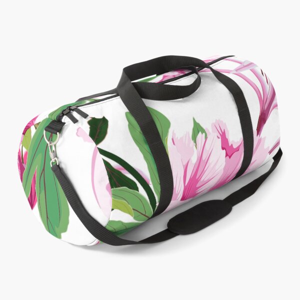 Item preview, Illustration bleeding heart (Dicentra spectabilis), peony, lilies pink flowers background. designed and sold by MatyKotiv.