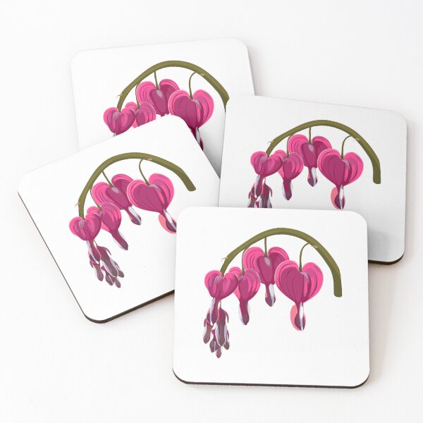 Item preview, Close up of bleeding heart flower, also known as lyre flower.  designed and sold by MatyKotiv.