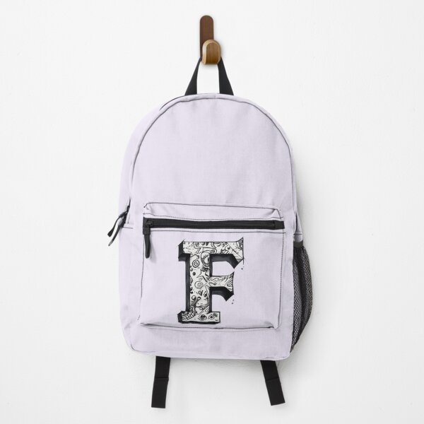 Item preview, Monogram Letter F – Black and White Doodle Alphabet Initial designed and sold by -justb-.