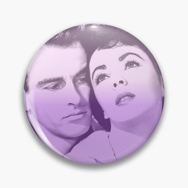 Item preview, Montgomery Clift and Elizabeth Taylor in purple designed and sold by carmencuarzo.