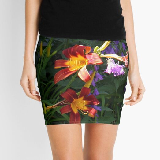 Daylilies in the Wildflowers Mini Skirt