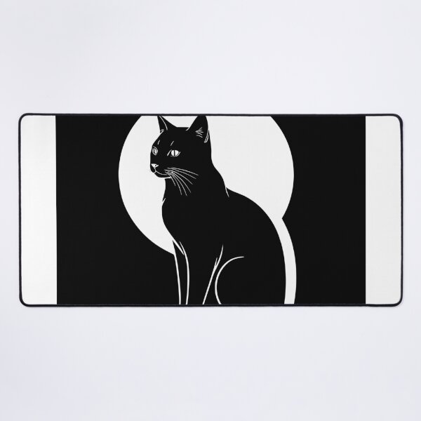 Item preview, Black Cat and Moon designed and sold by Brexmore3.