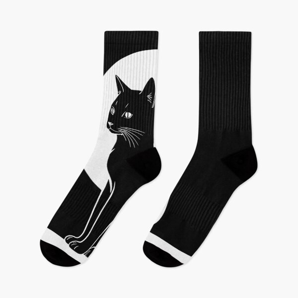 Item preview, Black Cat and Moon designed and sold by Brexmore3.
