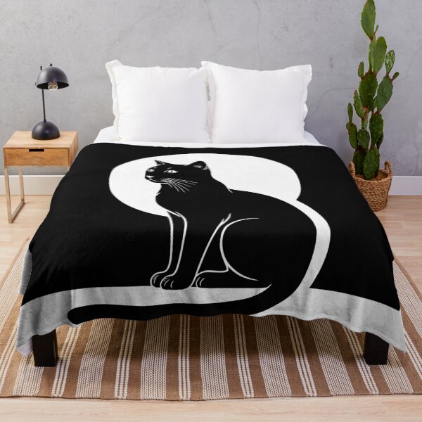 Item preview, Black Cat and Moon designed and sold by Brexmore3.