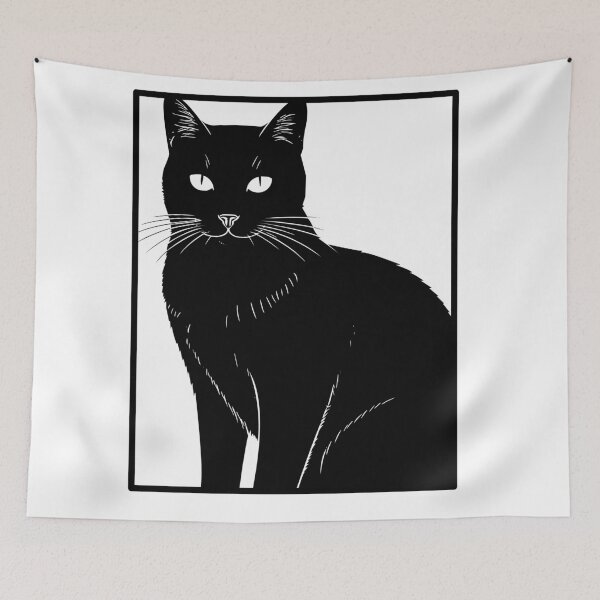 Item preview, Elegant Black Cat Silhouette designed and sold by Brexmore3.