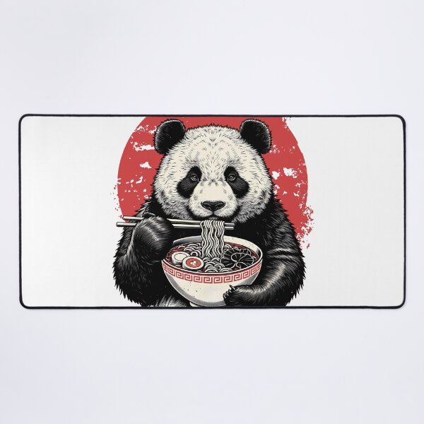 Item preview, Panda Eating Ramen Vintage Japanese Art designed and sold by Tiendita-Arroyo.