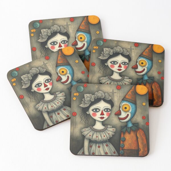Item preview, ragazza e pagliaccio designed and sold by Terry Collett.