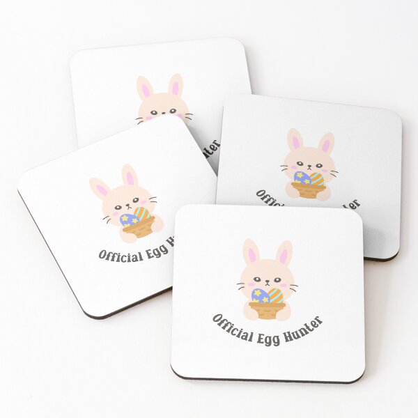 Item preview, Official Egg Hunter Bunny Sticker – Cute Easter Basket Design designed and sold by BubiStudio.