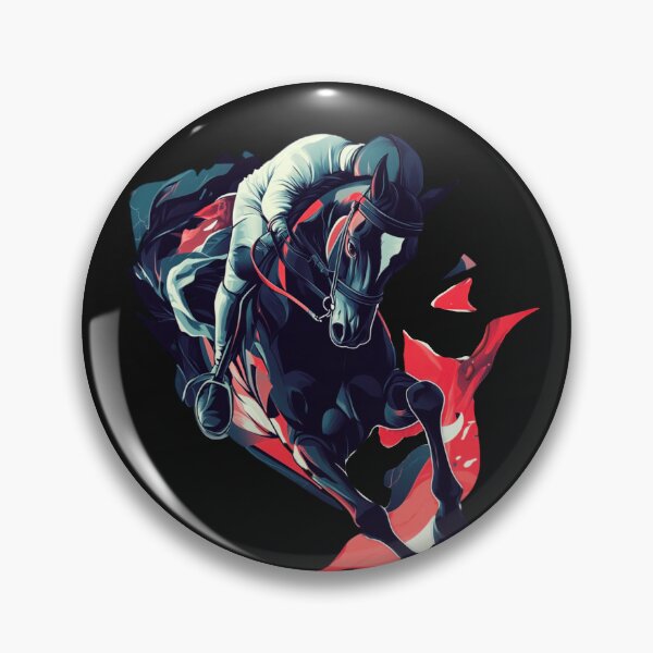 Item preview, Dynamic Horse Riding in Modern Art Style designed and sold by Anastasiia Yurevych.