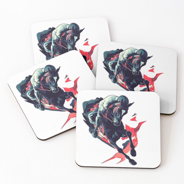 Item preview, Dynamic Horse Riding in Modern Art Style designed and sold by Anastasiia Yurevych.