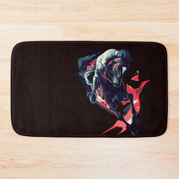 Item preview, Dynamic Horse Riding in Modern Art Style designed and sold by Anastasiia Yurevych.