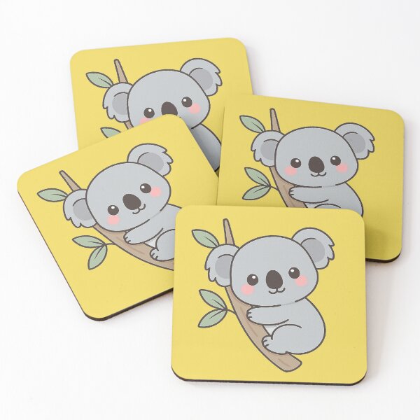 Item preview, Cute Koala with Eucalyptus – Soft and Kawaii Animal designed and sold by neopeIina.