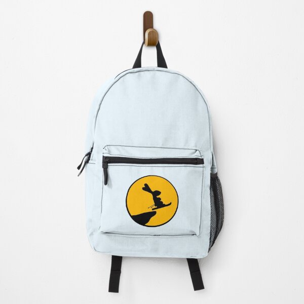 Item preview, Bunny Moon Ski Rabbit Jump Cliff Skiing Night Fun designed and sold by shirt-o-mat.