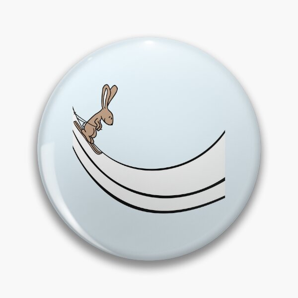 Item preview, Bunny Ski Rabbit Ski Jumping Ramp Skiing Snow Fun designed and sold by shirt-o-mat.
