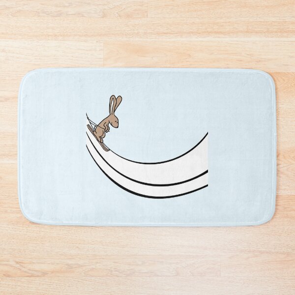 Item preview, Bunny Ski Rabbit Ski Jumping Ramp Skiing Snow Fun designed and sold by shirt-o-mat.
