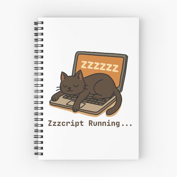 Item preview, Sleeping Cat on Laptop Coding designed and sold by Code Monkeys.