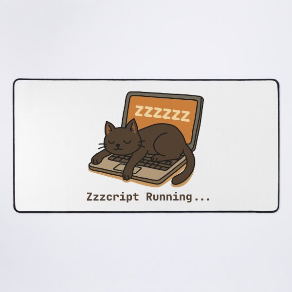 Artikelvorschau, Schlafende Katze auf Laptop-Codierung entworfen und verkauft von Code Monkeys.