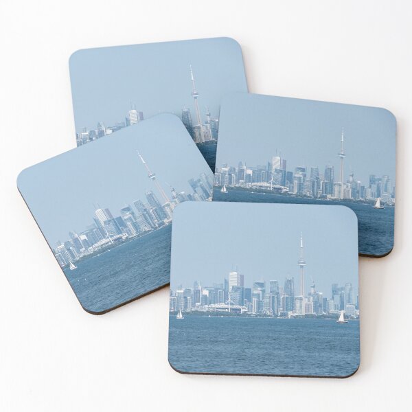 Item preview, Lively Toronto Skyline with Yachts and Dinghies designed and sold by Georgia Mizuleva.