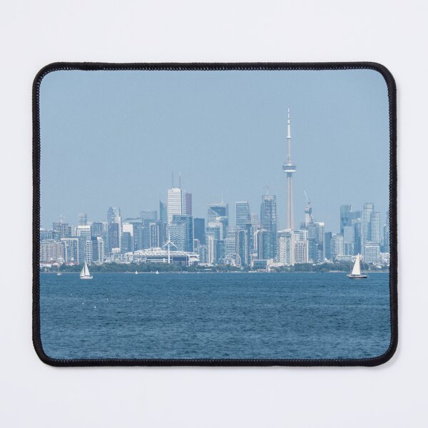 Item preview, Lively Toronto Skyline with Yachts and Dinghies designed and sold by Georgia Mizuleva.