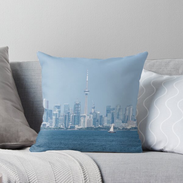 Item preview, Lively Toronto Skyline with Yachts and Dinghies designed and sold by Georgia Mizuleva.