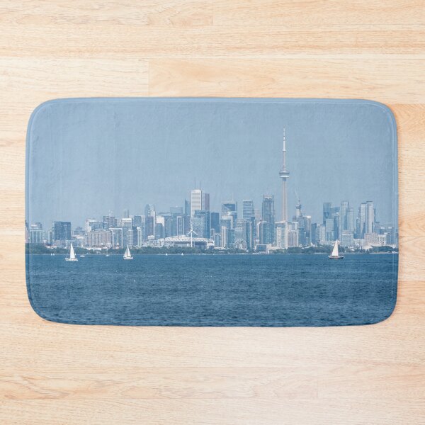 Item preview, Lively Toronto Skyline with Yachts and Dinghies designed and sold by Georgia Mizuleva.