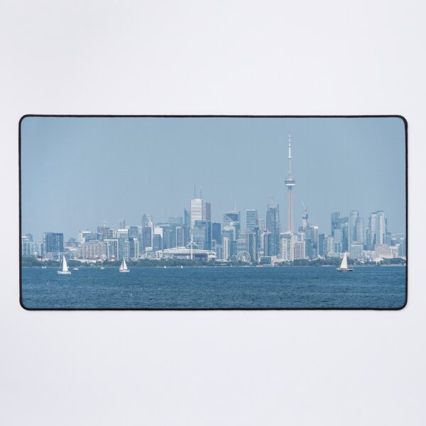 Item preview, Lively Toronto Skyline with Yachts and Dinghies designed and sold by Georgia Mizuleva.