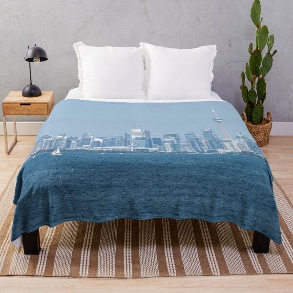Item preview, Lively Toronto Skyline with Yachts and Dinghies designed and sold by Georgia Mizuleva.