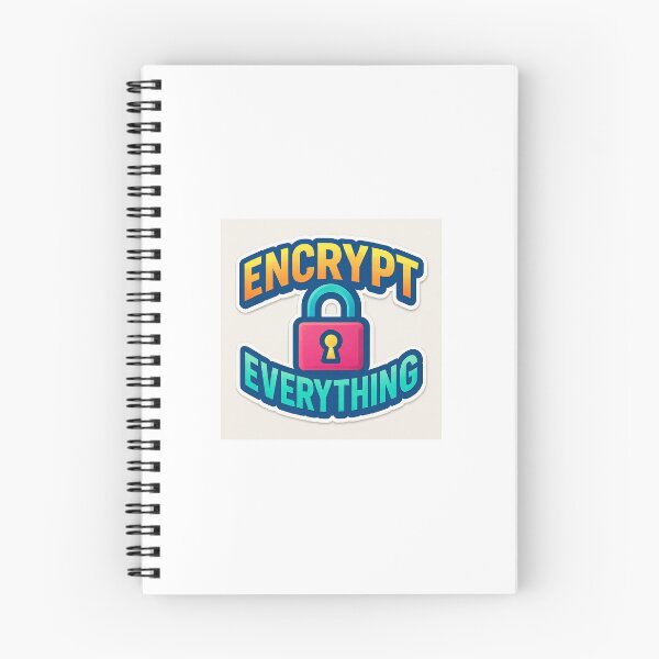 Item preview, "Encrypt Everything – Cybersecurity, Data Privacy & End-to-End Encryption Explained" designed and sold by Gendy77.