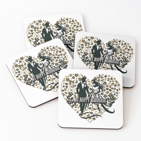 Item preview, My Happy Marriage – Romantic Love Quote for Couples in Love designed and sold by ArtsyExplorer.
