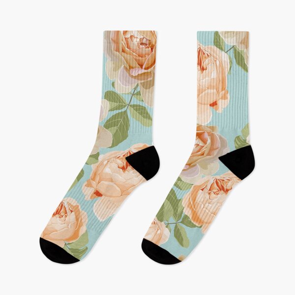 Item preview, Roses seamless pattern. Large orange flowers on white background.  designed and sold by MatyKotiv.