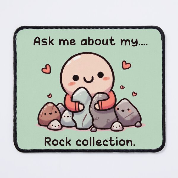 Item preview, Ask me about my rock collection designed and sold by Vkinsify.