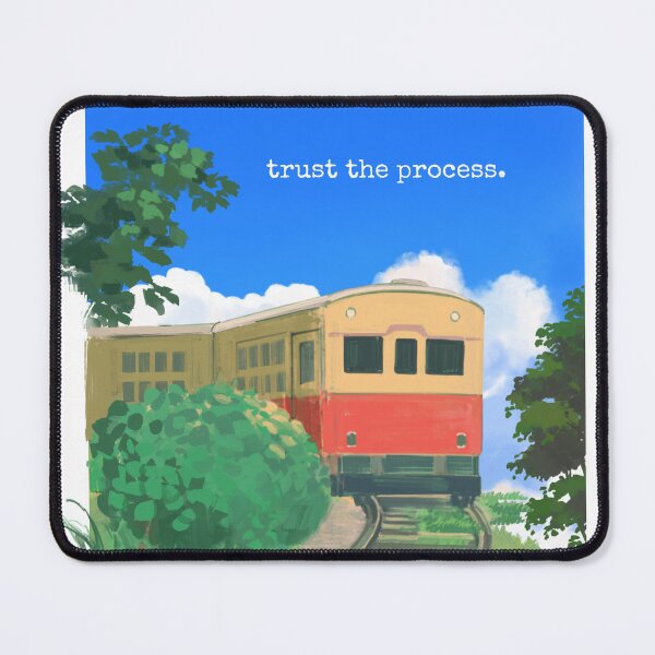 Item preview, Trust the Process Anime Train designed and sold by Cat-and-Panda.