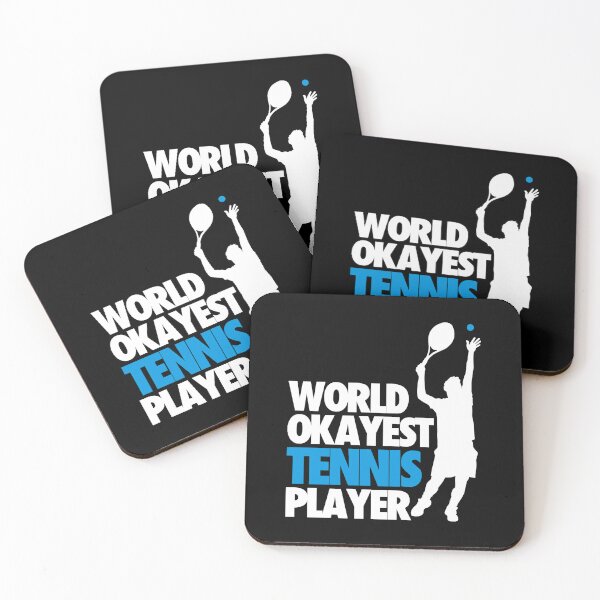 Item preview, World Okayest - Funny Tennis Player Design designed and sold by miaa-artistshop.