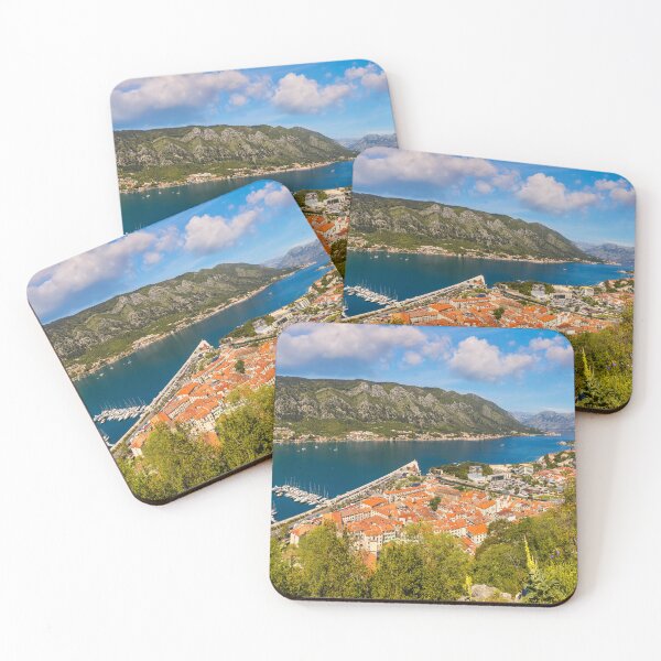 Item preview, View of the old town of Kotor, Montenegro. Bay of Kotor bay is one of the most beautiful places on Adriatic Sea. Historical Kotor Old town and the Kotor bay of Adriatic sea, Montenegro. designed and sold by Framed Horizons.