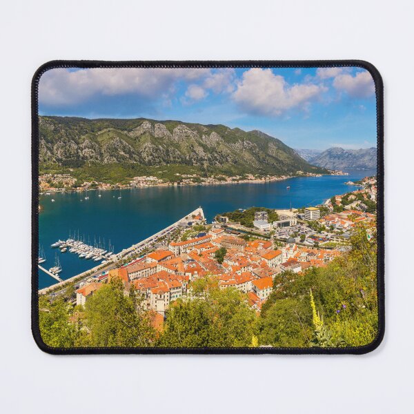 Item preview, View of the old town of Kotor, Montenegro. Bay of Kotor bay is one of the most beautiful places on Adriatic Sea. Historical Kotor Old town and the Kotor bay of Adriatic sea, Montenegro. designed and sold by Framed Horizons.