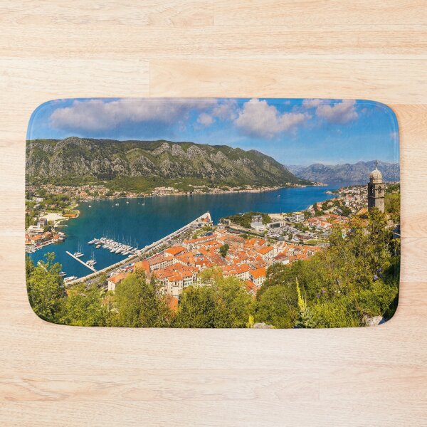 Item preview, View of the old town of Kotor, Montenegro. Bay of Kotor bay is one of the most beautiful places on Adriatic Sea. Historical Kotor Old town and the Kotor bay of Adriatic sea, Montenegro. designed and sold by Framed Horizons.