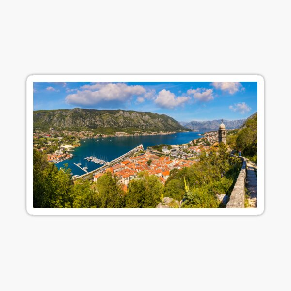 Item preview, View of the old town of Kotor, Montenegro. Bay of Kotor bay is one of the most beautiful places on Adriatic Sea. Historical Kotor Old town and the Kotor bay of Adriatic sea, Montenegro. designed and sold by Framed Horizons.