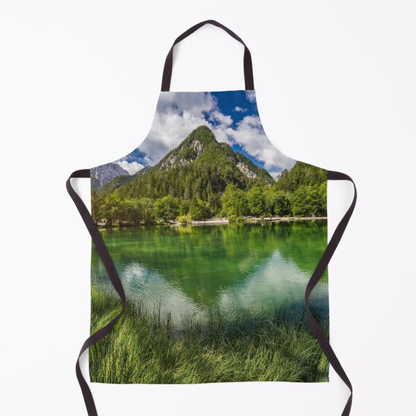 Item preview, Jasna lake with beautiful mountains. Nature scenery in Triglav national park. Location: Triglav national park. Kranjska Gora, Slovenia, Europe. Mountain lake Jasna in Krajsnka Gora, Slovenia.  designed and sold by Framed Horizons.