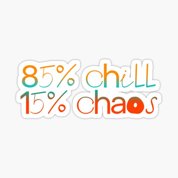 Item preview, Chill and Chaos equals Chillout designed and sold by RDproject.