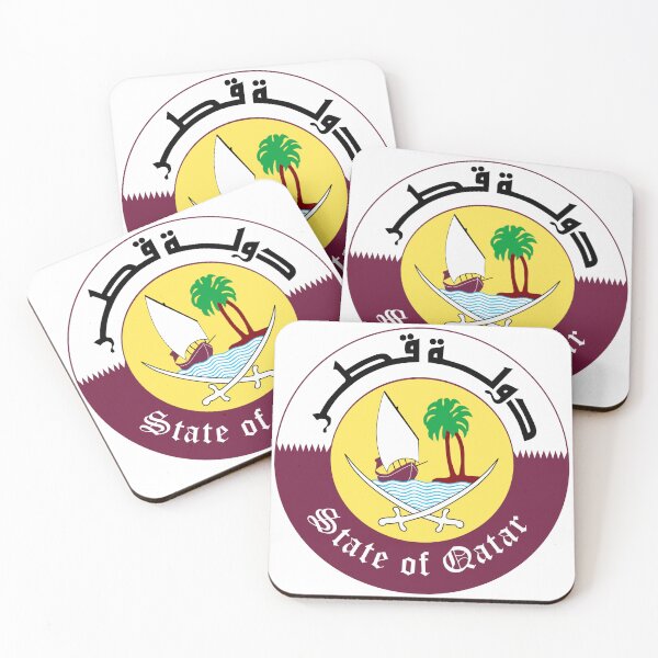 Item preview, Emblem of Qatar designed and sold by Beluga Cat.