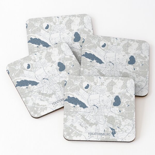 Item preview, Yekaterinburg City Map of Russia - Coastal designed and sold by deMAP.