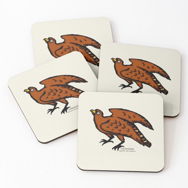 Item preview, Golden eagle bird of prey ornithology eagle bird drawing inn nature designed and sold by Luzi Illustrella.