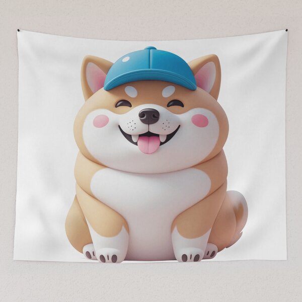 Item preview, "Chubby Shiba Inu Puppy" designed and sold by AIDreamCraft10.