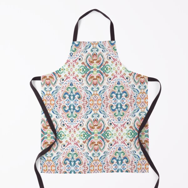 Item preview, Boho watercolor geometric ikat designed and sold by Alessandro Remo Mazzoni Remotextiles.
